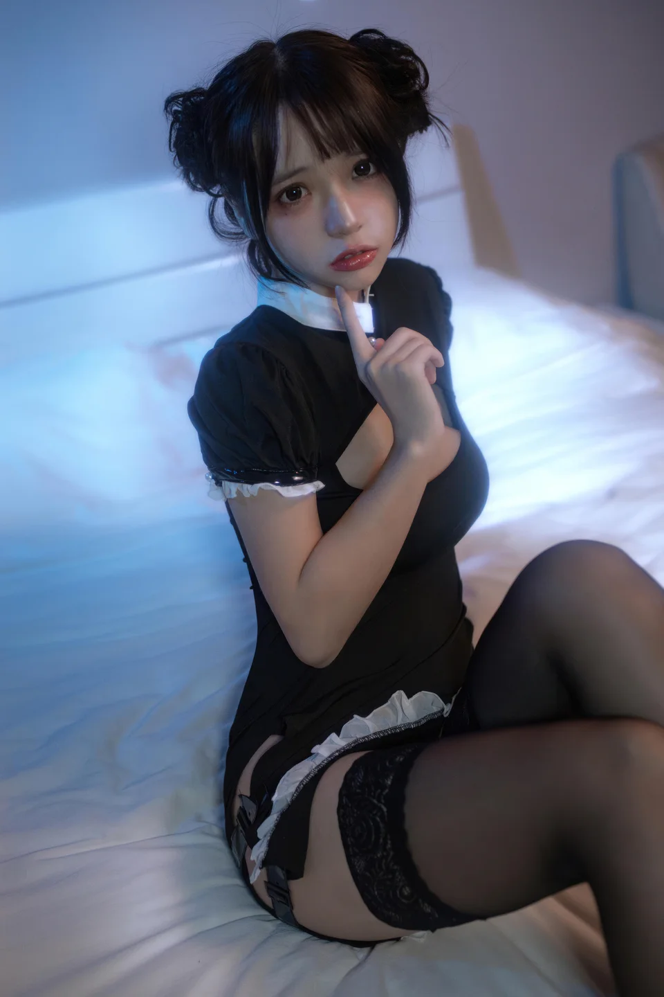 疯猫ss - No.157 黑色护士 [40P-371MB] tg@simisebaisi 【丝足阁】003.webp